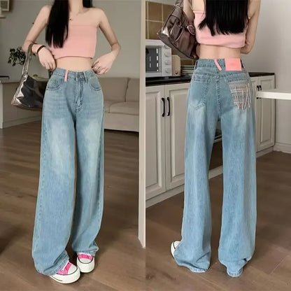 Chic Trends Straight-Leg Jeans met Wijde Pijpen