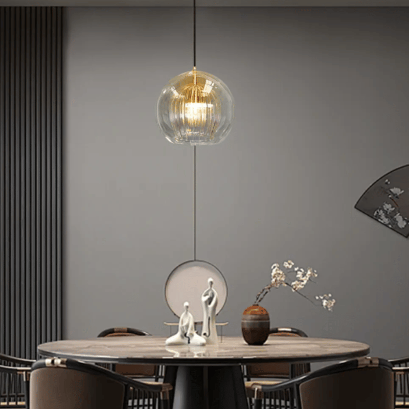 Aluminium Hanglamp Modern Glas Design LumaLite