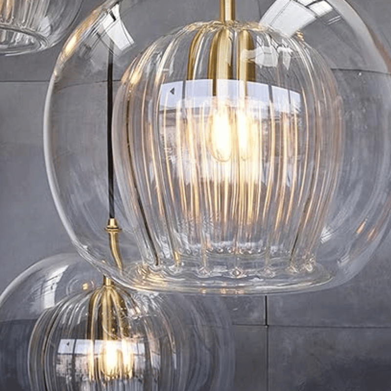 Aluminium Hanglamp Modern Glas Design LumaLite