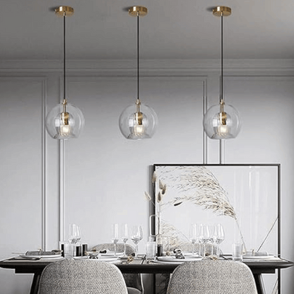 Aluminium Hanglamp Modern Glas Design LumaLite