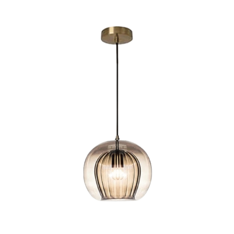 Aluminium Hanglamp Modern Glas Design LumaLite