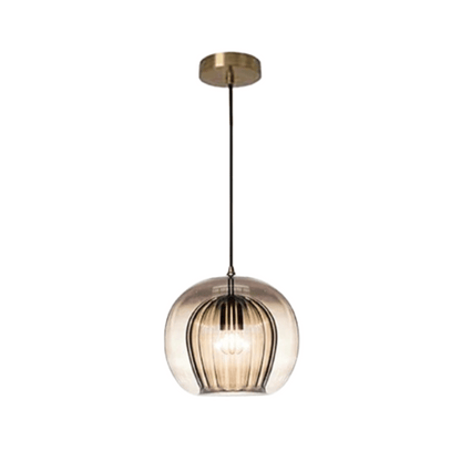 Aluminium Hanglamp Modern Glas Design LumaLite