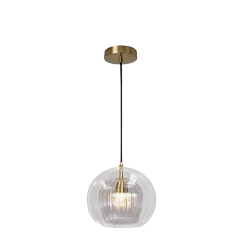 Aluminium Hanglamp Modern Glas Design LumaLite - Mode Vibes