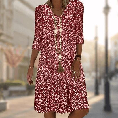 Demi | Lange Dames Jurk – Elegante, Comfortabele Stijl voor Zomer