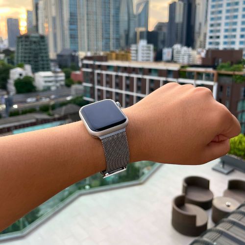 Staal Apple Watch Armband Milanese SteelFlex Band
