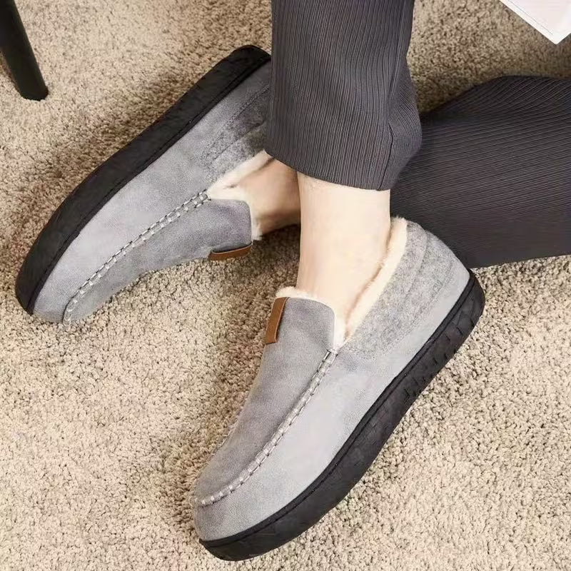 Zachte Slippers Dikke Zool Warme Voering - Mode Vibes