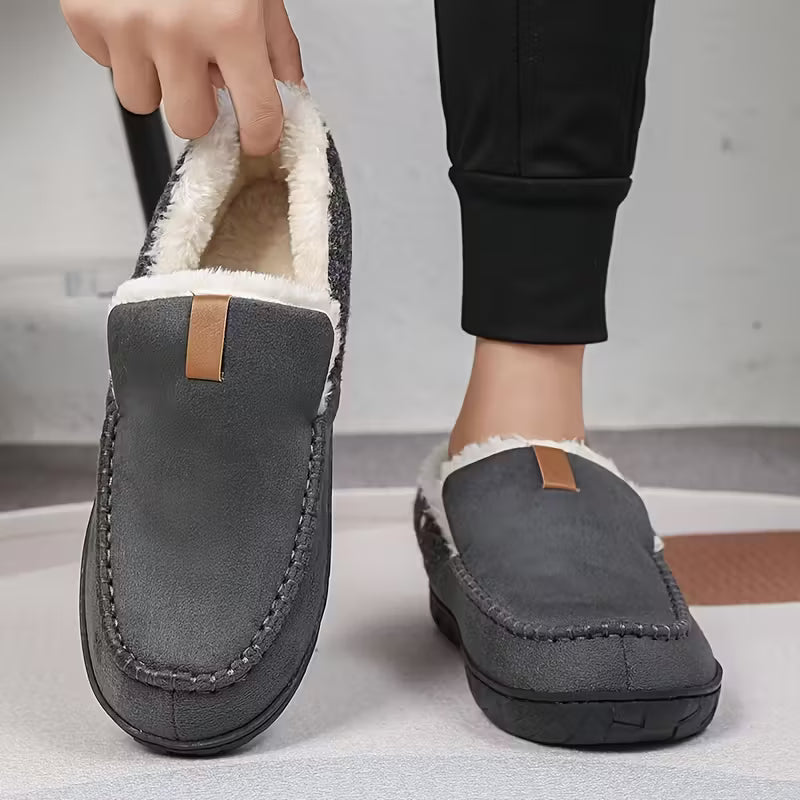 Dikke slippers met zachte zool