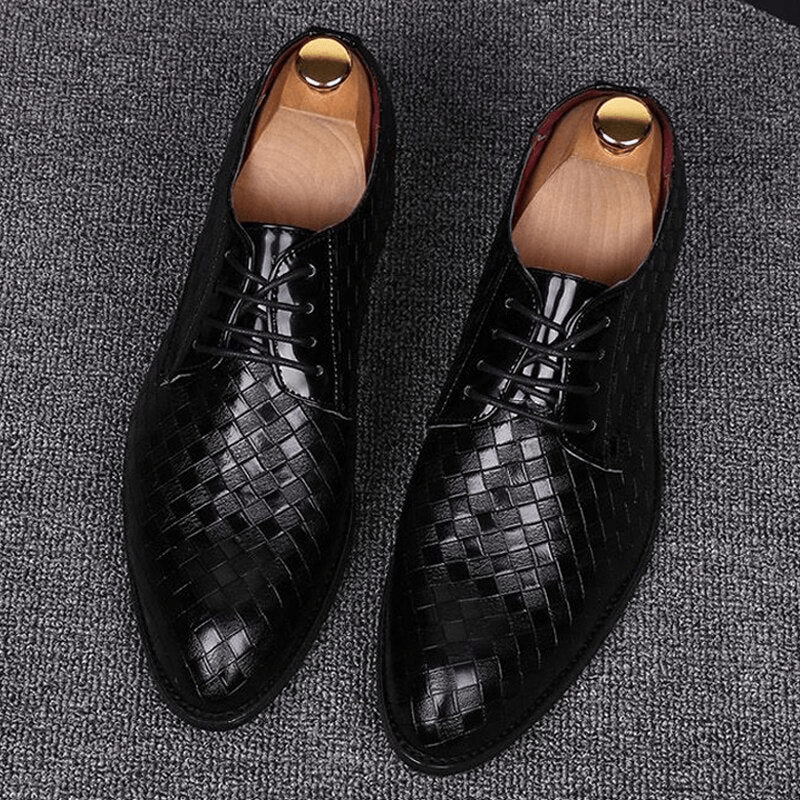 Formele Heren Veterschoenen Elegant en Comfortabel - Mode Vibes