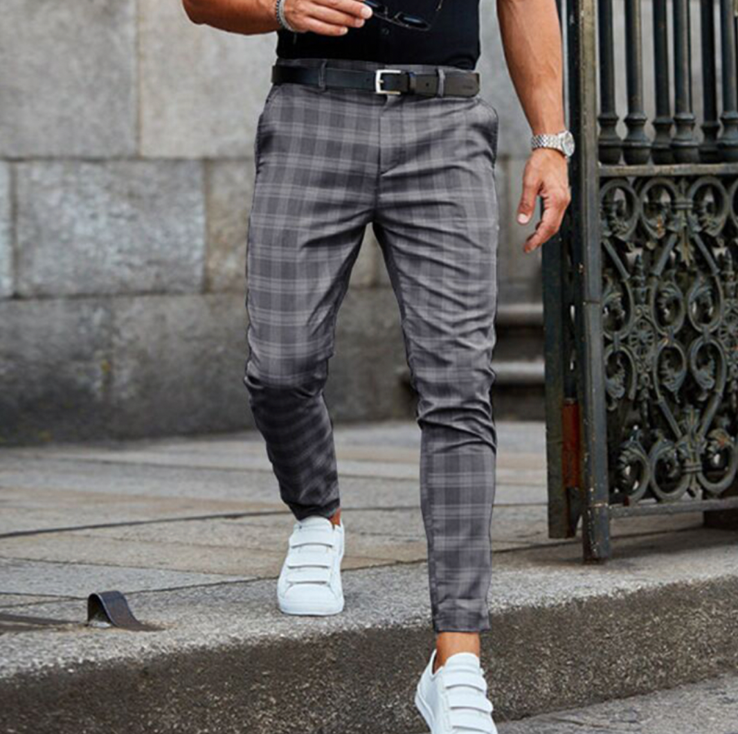 Dino | Pantaloni da Uomo – Eleganti, Comodi &amp; A Quadri 1