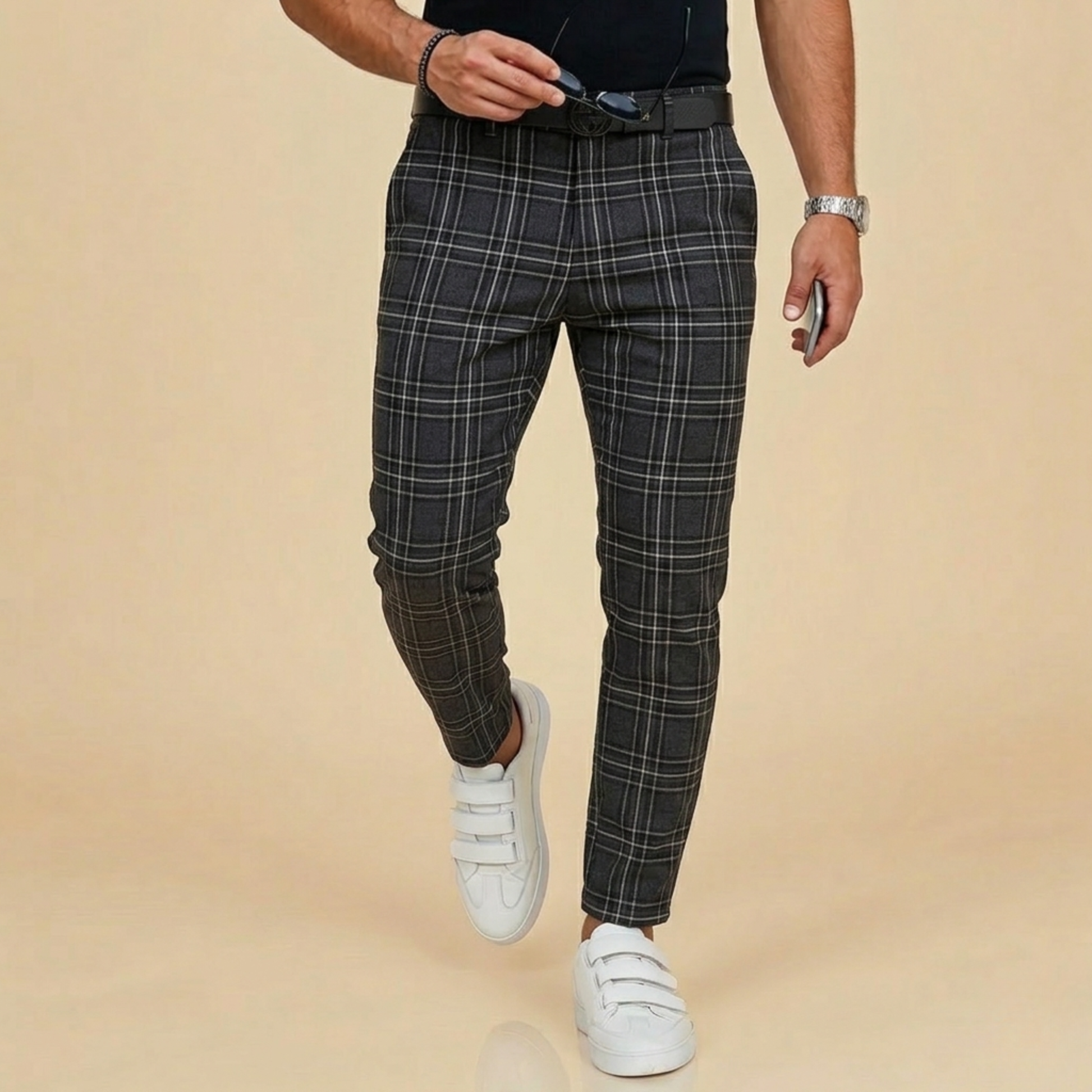 Dino | Pantaloni da Uomo – Eleganti, Comodi &amp; A Quadri 8