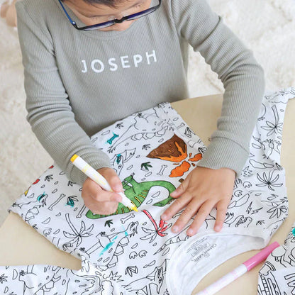 Kinderpyjama met Leuke Prints en Zachte Stof