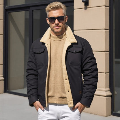Bomberjack Heren Tijdloos Leer Jacket