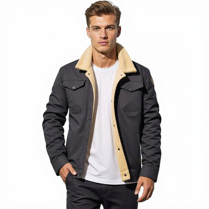 Bomberjack Heren Tijdloos Leer Jacket
