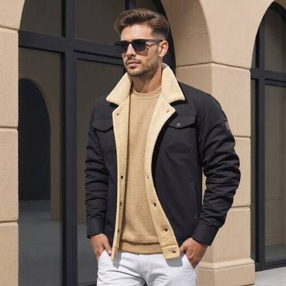 Bomberjack Heren Tijdloos Leer Jacket