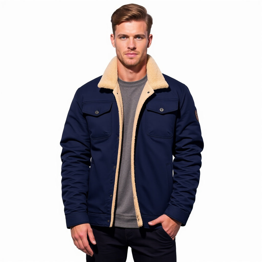 Bomberjack Heren Tijdloos Leer Jacket