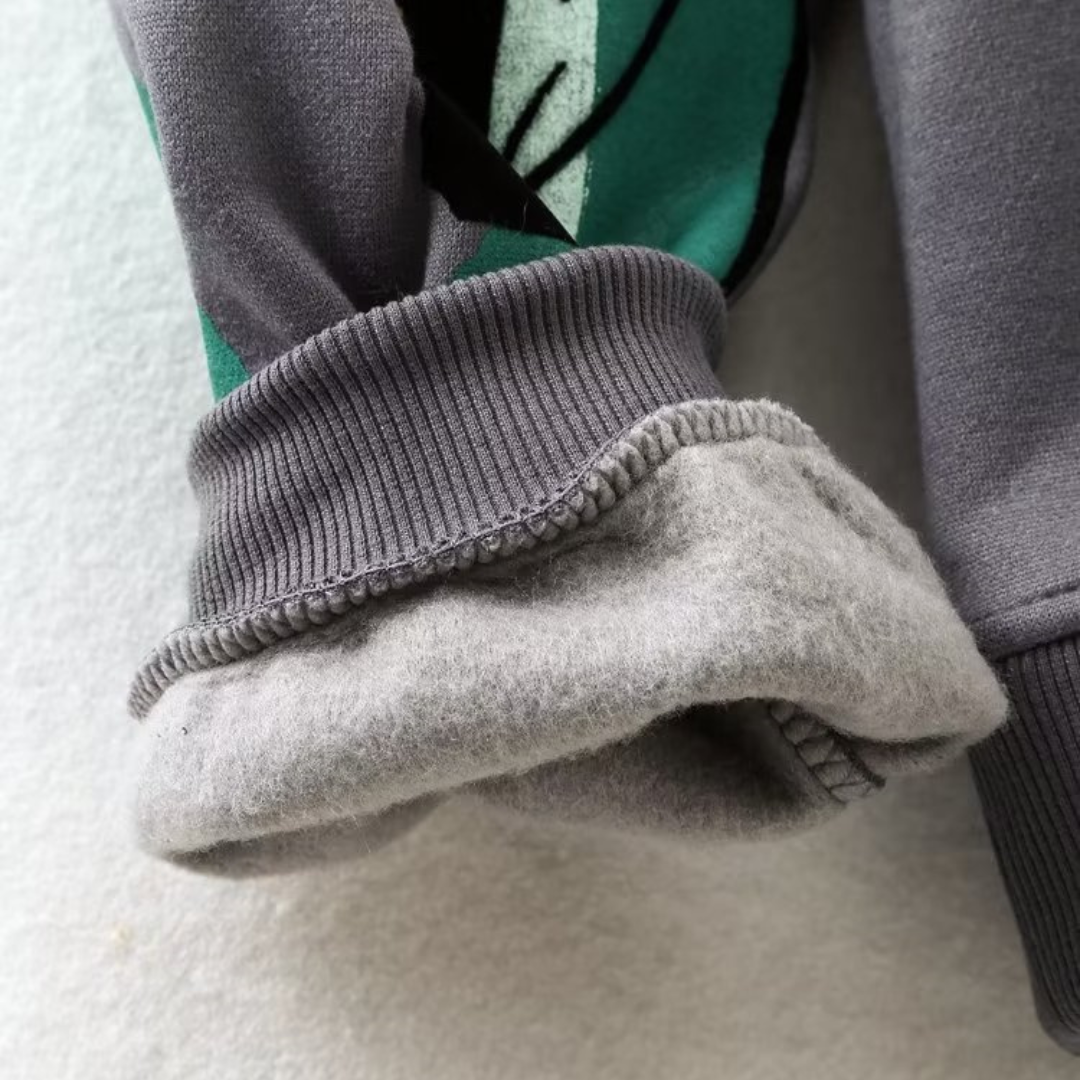 Wolprint Sweater Losvalmondig voor Vrouw