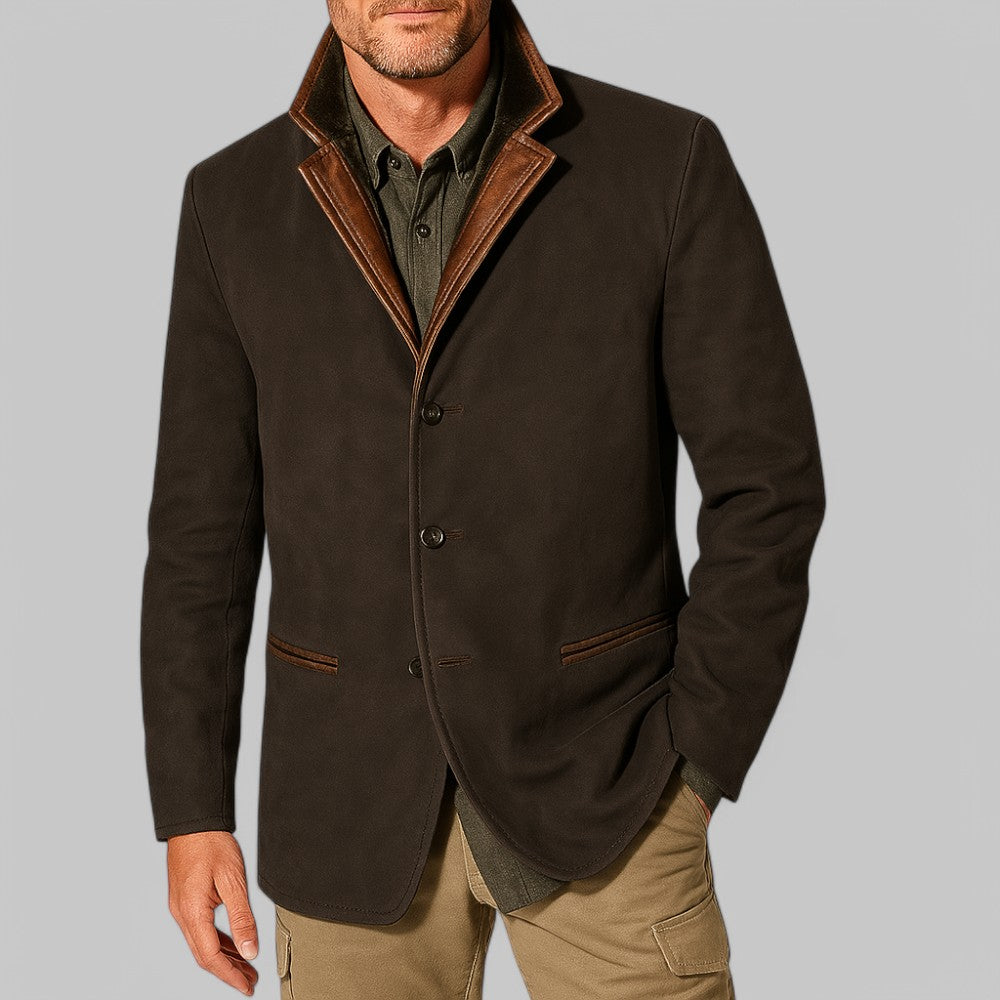 Raniero | Elegante giacca vintage in pelle