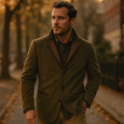 Raniero | Elegante giacca vintage in pelle