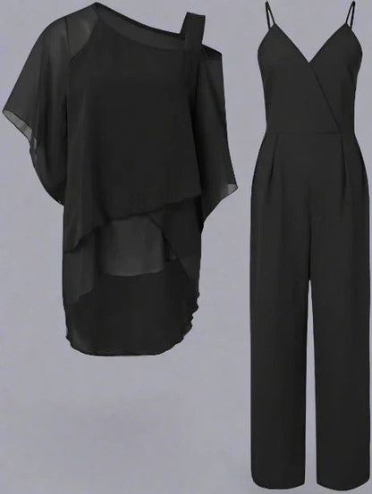 Doreen | Elegante, losvallende zomerse chiffonset 6