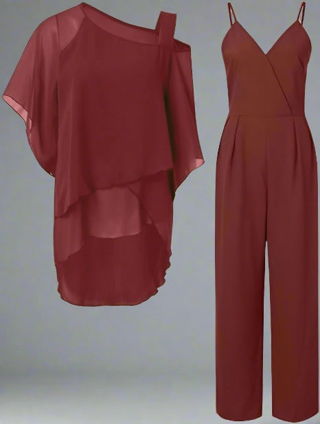 Doreen | Elegante, losvallende zomerse chiffonset 7