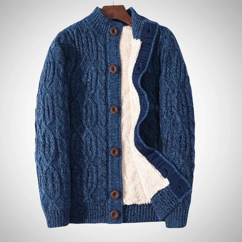 Dorian | Heren Vest – Warm, Comfortabel & Tijdloos Kabelpatroon 1