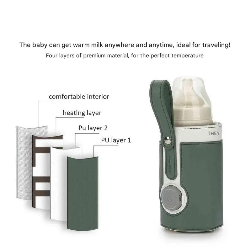Draagbare Flessenwarmer Babyvoeding Warmer