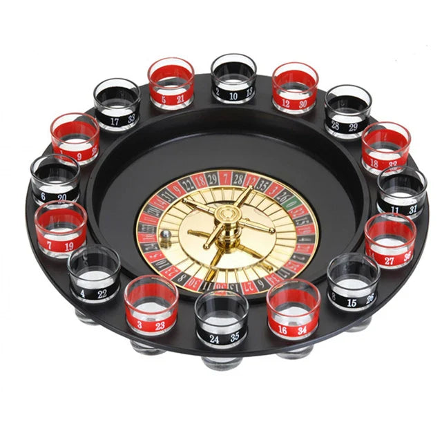 Drink Spel Roulette Set met Spin Shot - Mode Vibes