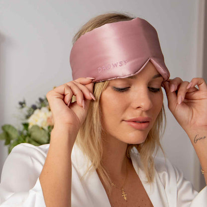 Zijde Slaapmasker voor Betere Slaap met Zachte Verpakking