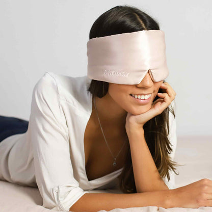 Zijde Slaapmasker voor Betere Slaap met Zachte Verpakking