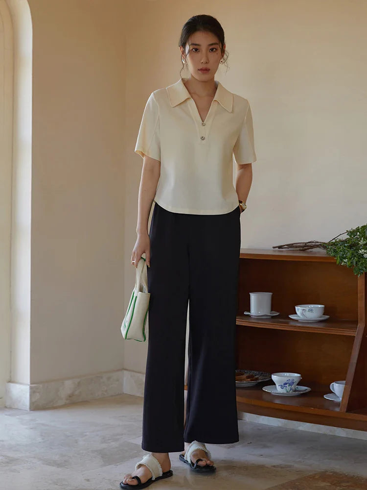 Dushu Zomerse Rechte Broek