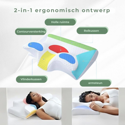 Orthopedisch Kussen voor Rugsteun en nekondersteuning