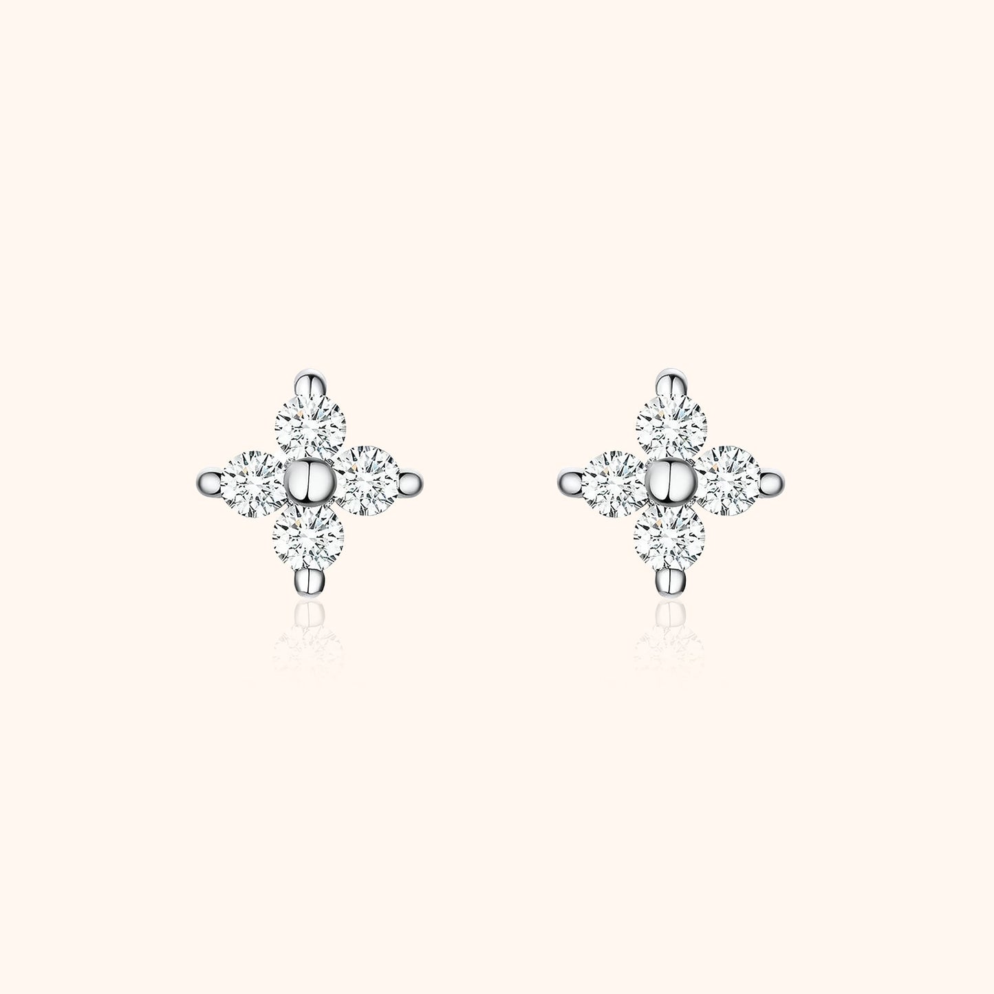 Kleurrijke Zirkonia Oorbellen Bloemvormig Design - Mode Vibes