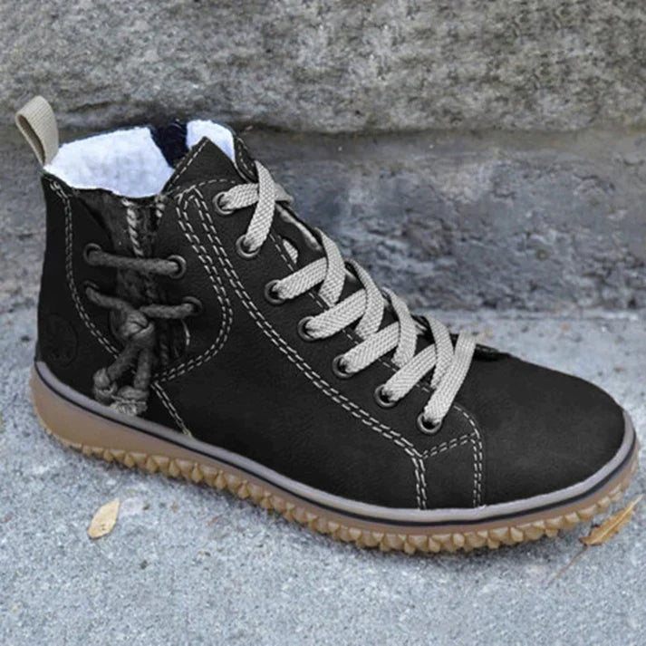 Leren Schoenen Vintage Stijl Elegante Damesschoenen