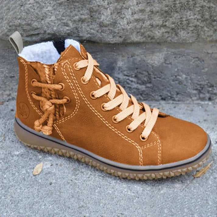 Leren Schoenen Vintage Stijl Elegante Damesschoenen