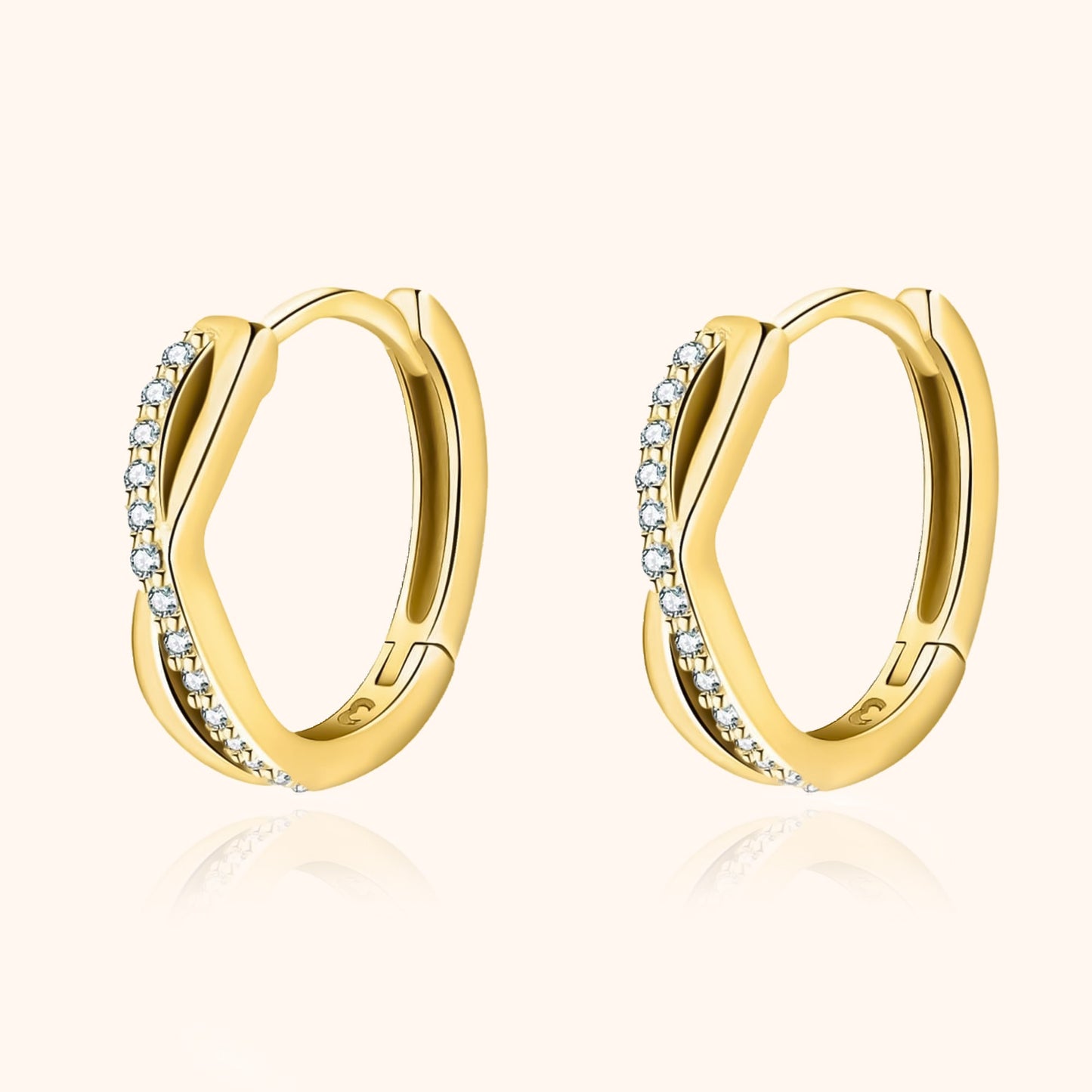 Kruis Oorbellen Zilver Sophia Stijl