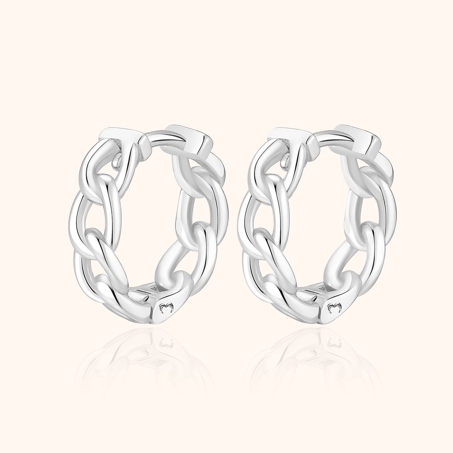 Ketting Oorbellen voor Vrouw Zilver Noa