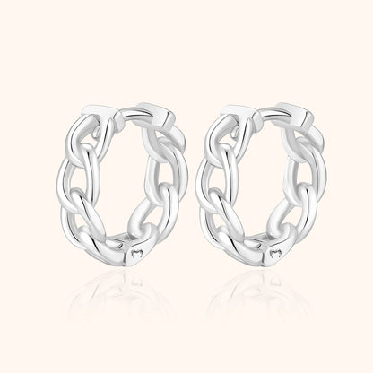 Ketting Oorbellen voor Vrouw Zilver Noa