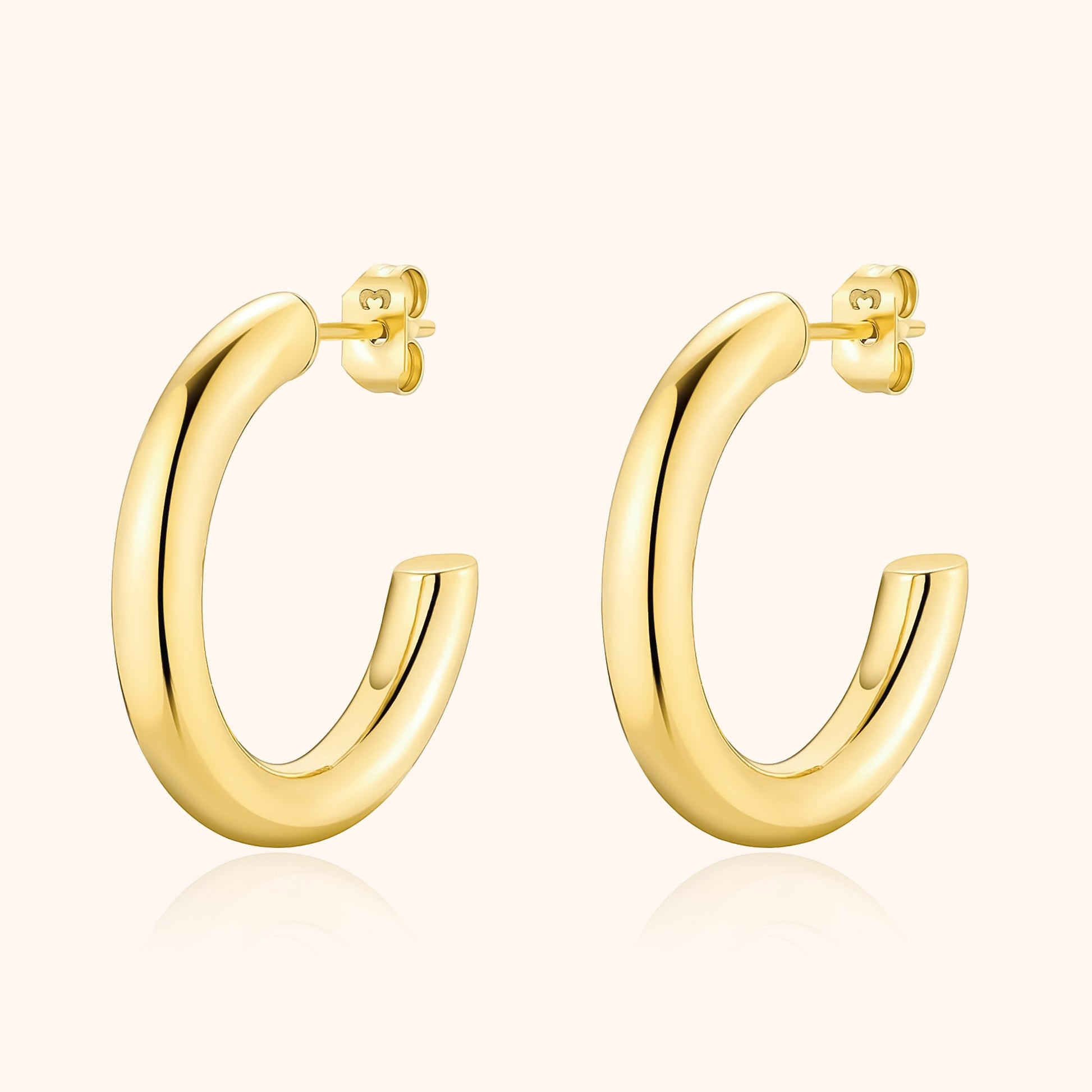Oorstekers Halfrond Zilver Elodie - Mode Vibes