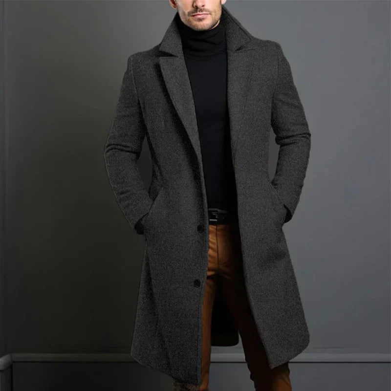 Heren Winterjas Lange Stijlvolle Warme Waterproof