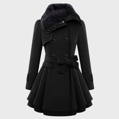Elegante Jas voor Vrouw Warm en Stijlvol