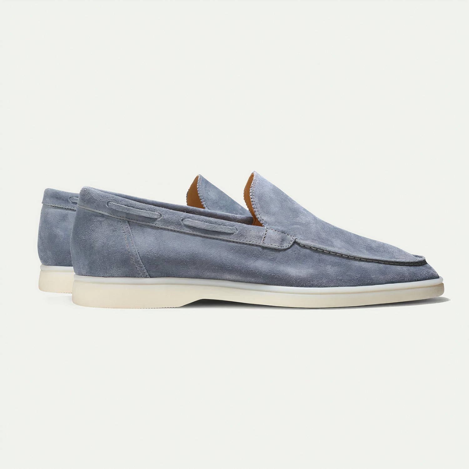 Leren Loafers voor Heren Suède Zwart Klassiek - Mode Vibes