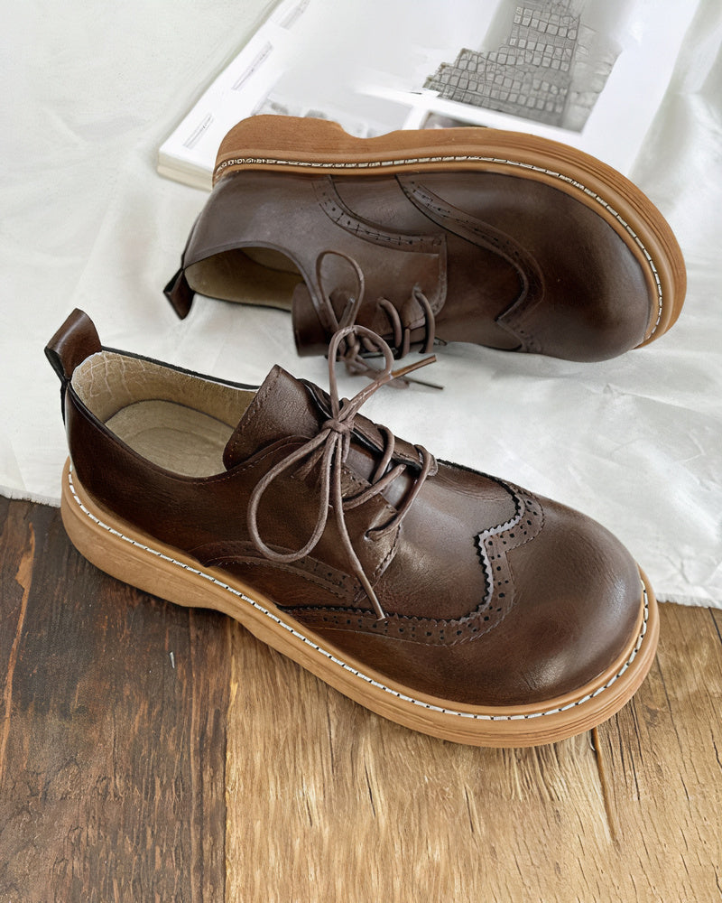 Vrouwelijke Oxford Schoenen Retro Stijl Elsie - Mode Vibes