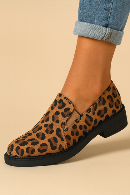 Dames Instappers Panterprint Elegant Modieus Sneakers - Mode Vibes