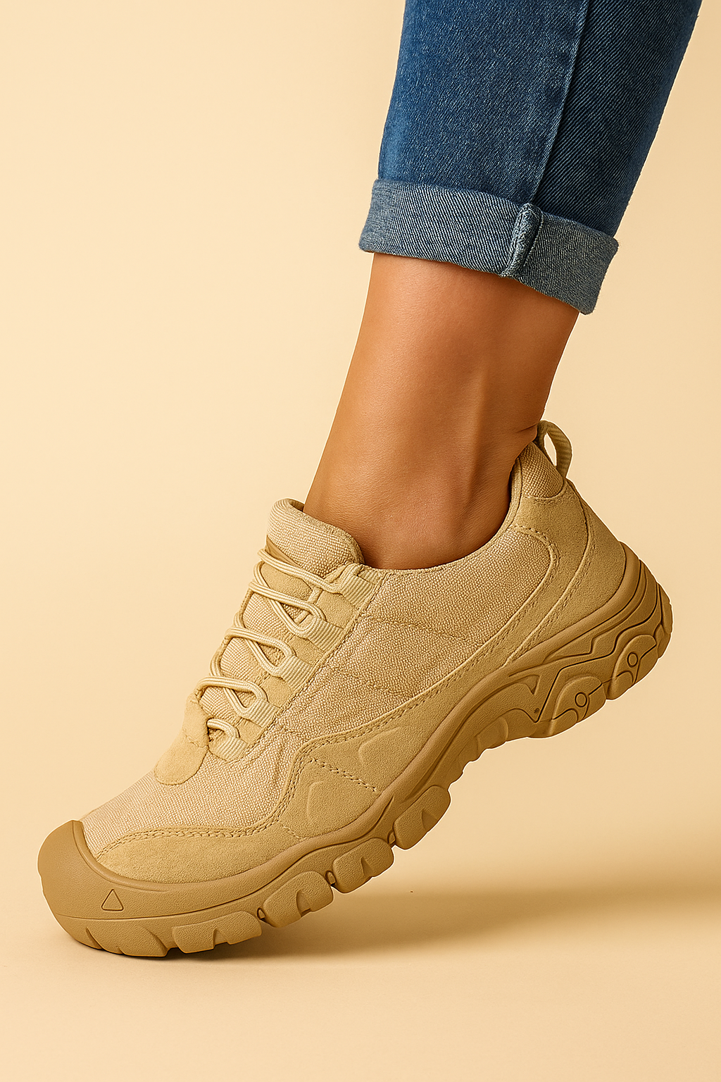 Dames Comfortabele Canvas Sneakers Orthopedisch - Mode Vibes