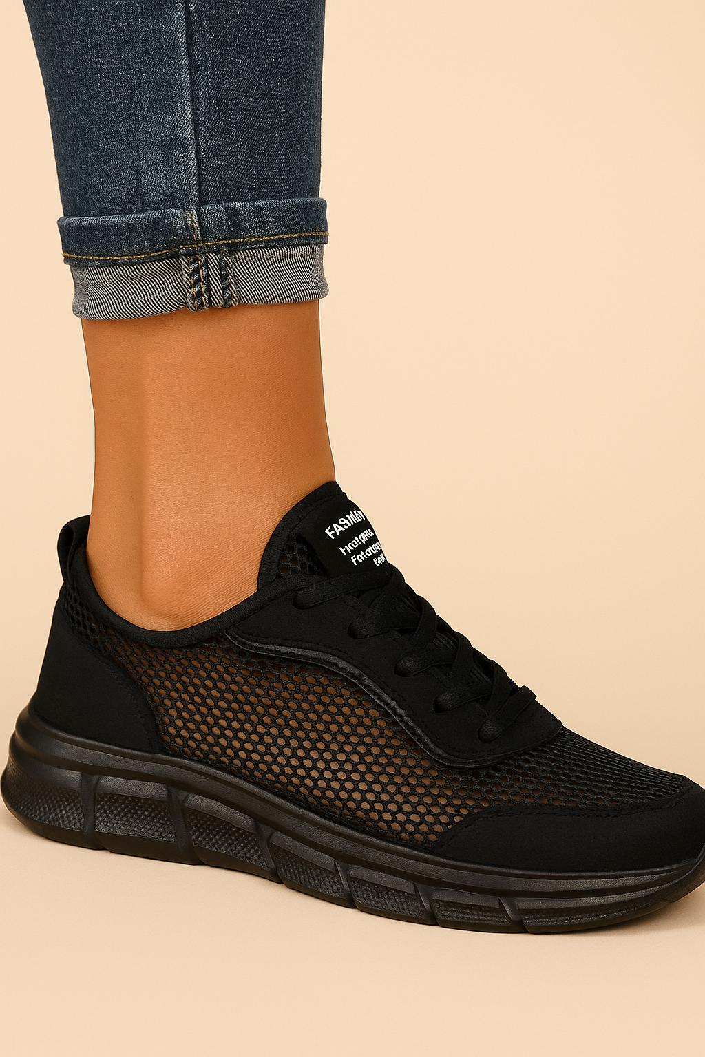 Dames Orthopedische Sneaker Lichtgewicht Mesh Comfort Zool - Mode Vibes