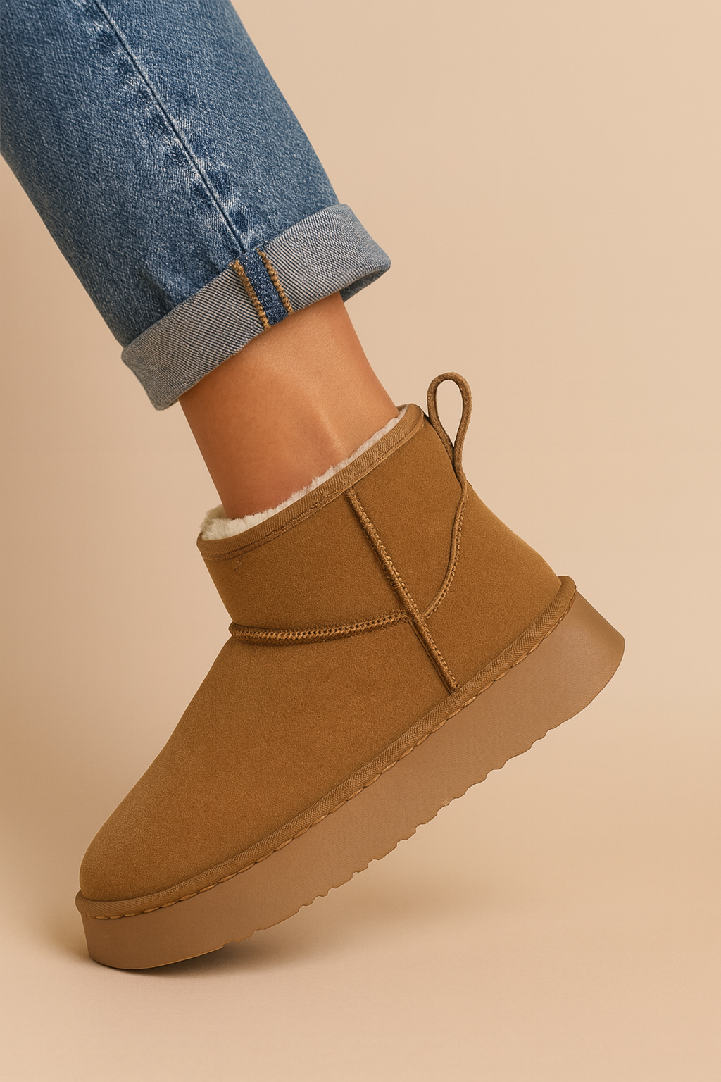 Dames Plateau Sneeuwboots Warm Gevoerd Winter - Mode Vibes