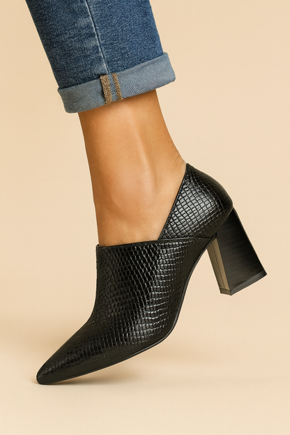 Dames Hakken met Reliëf Structuur Elegant Enova - Mode Vibes