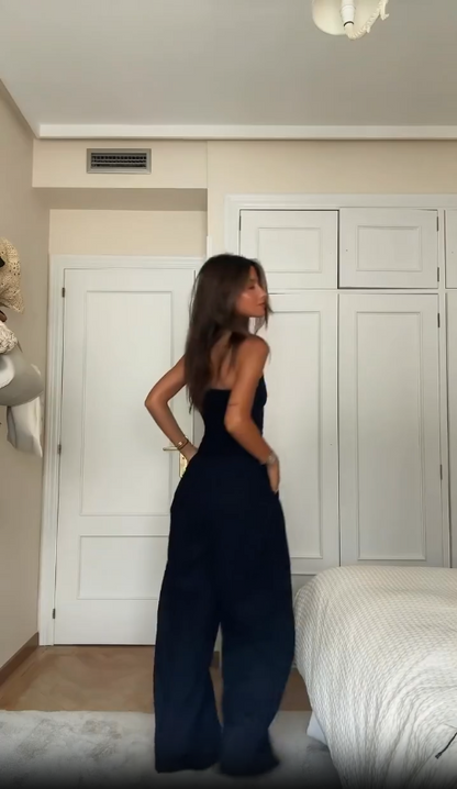 Elegante Jumpsuit Zonder Schouderbandjes