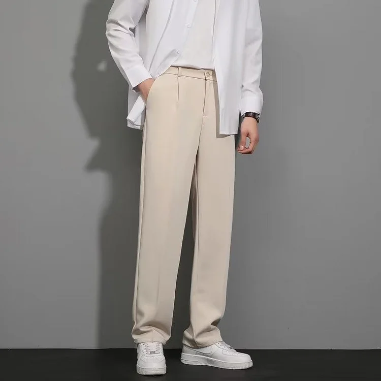 Comfortabele Heren Pantalon Wijd Model