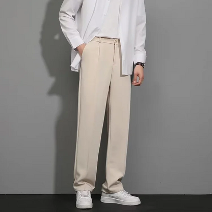 Comfortabele Heren Pantalon Wijd Model